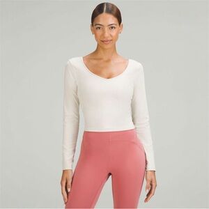 Lululemon Align Long Sleeve Shirt•Natural Ivory